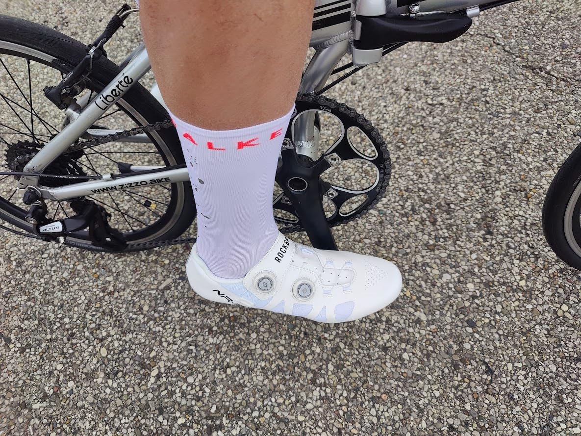 Cycling Shoes NR3 Clipless with 2 Knob Lock Professional Road Bike Shoes customer photo 1