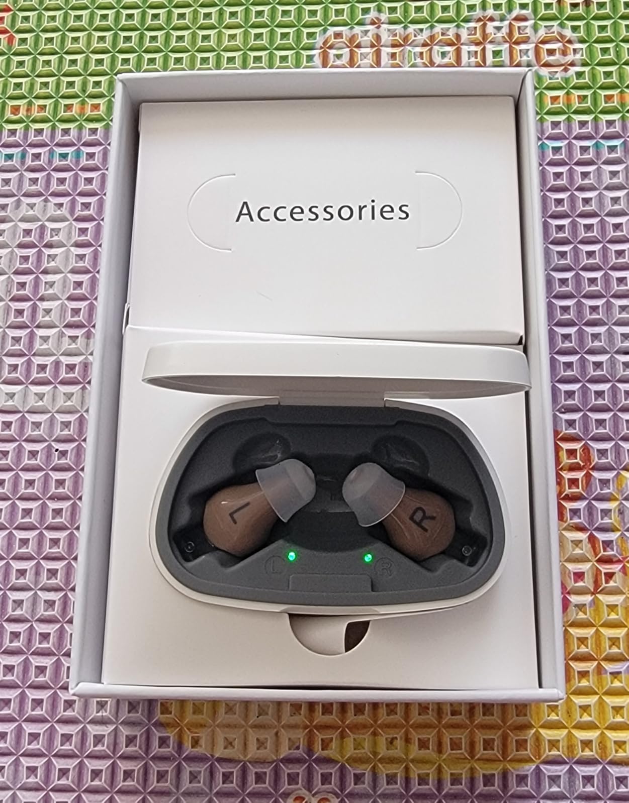 Hearing Aids for Seniors, Hearing Aids Rechargeable with Noise Cancelling and Volume Control, Hearing Amplifier for Adults Hearing Loss, Portable Behind-the-Ear Hearing Aid Headphones customer photo 2
