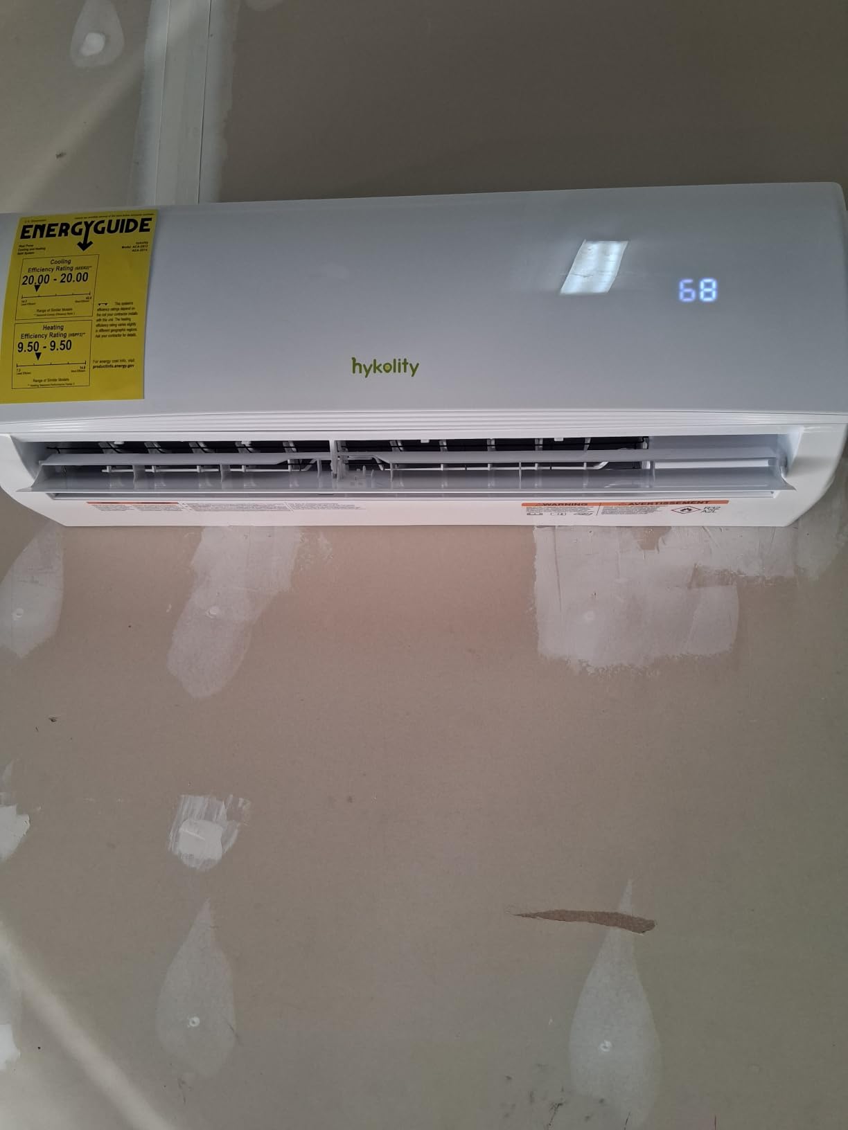 Hykolity Wifi Enabled 12,000 BTU Mini Split Air Conditioner & Heater, 20 SEER2 115V Split AC Unit Ductless Inverter System with Heat Pump, Installation Kits - Cools Rooms up to 750 Sq.Ft customer photo 2