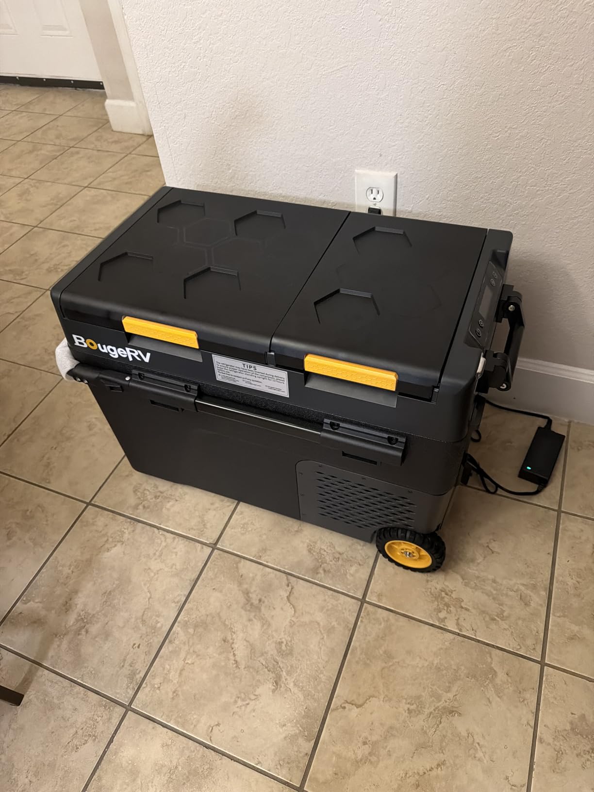 BougeRV CRD2 V2.0 43 Quart Portable Fridge Freezer with 240Wh Battery, 12 Volt Car Refrigerator, -4℉~68℉ Dual Zone Compressor Electric Cooler for Overlanding, Camping, RV, Truck(2026 New Model) customer photo 2