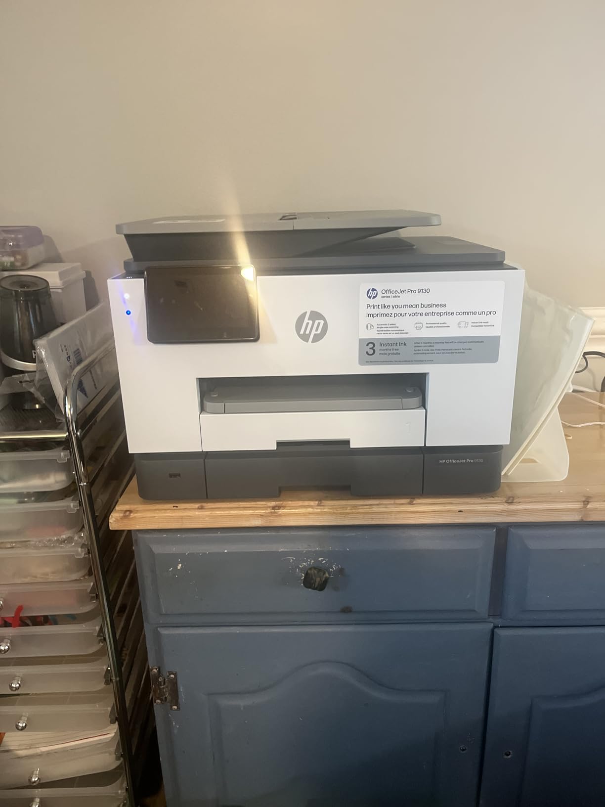 HP OfficeJet Pro 9135 Wireless All-in-One Color Inkjet Printer, Print, Scan, Copy, Fax, ADF, Duplex Print/scan, Best-for-Office, 3 Month Trial of Instant Ink Included, AI-Capable (C2WM0A) customer photo 2