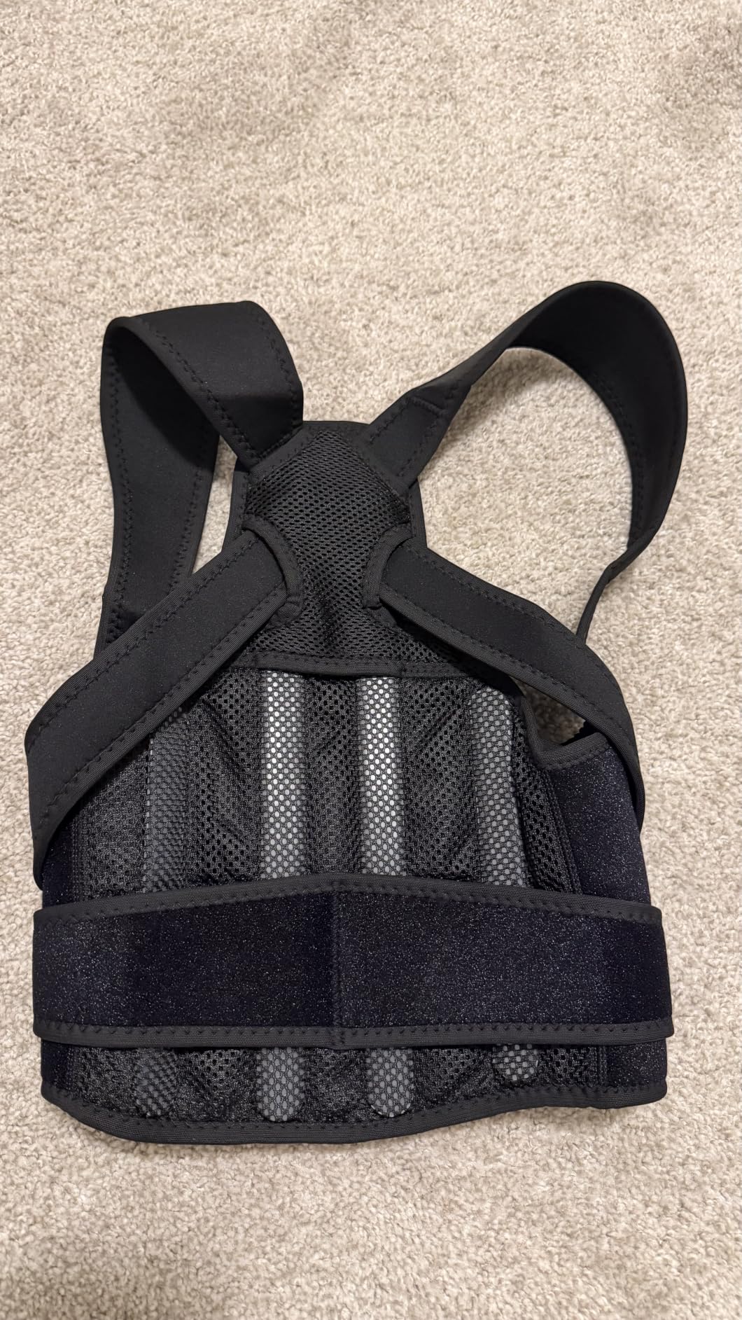 Posture Corrector for Men and Women, Back Brace for Posture Correction, Adjustable Upper Back Support for Shoulder Comfort, Breathable Back Straightener for Office Work, Daily Use and Travel customer photo 1