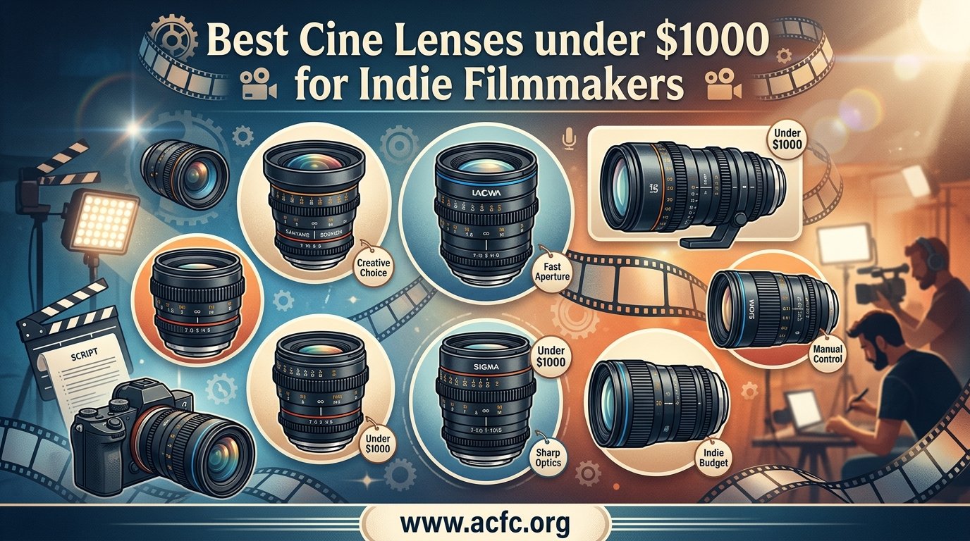Best Cine Lenses under $1000 for Indie Filmmakers