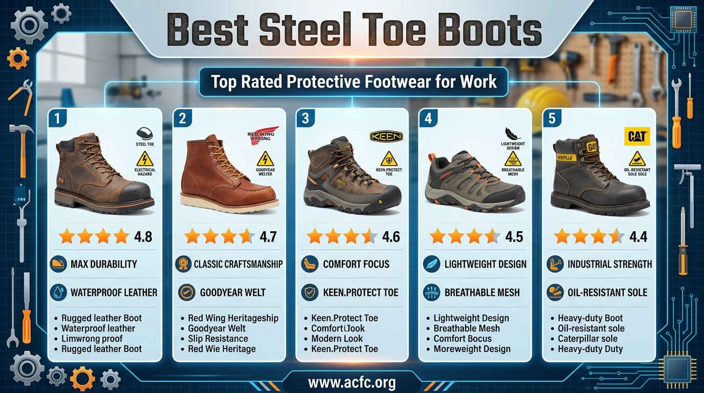 best steel toe boots