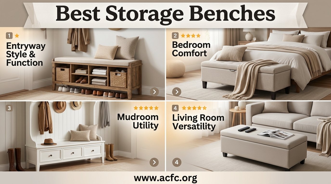 best storage benches