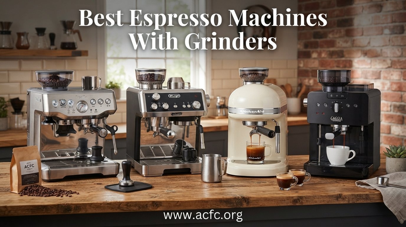best espresso machines with grinders
