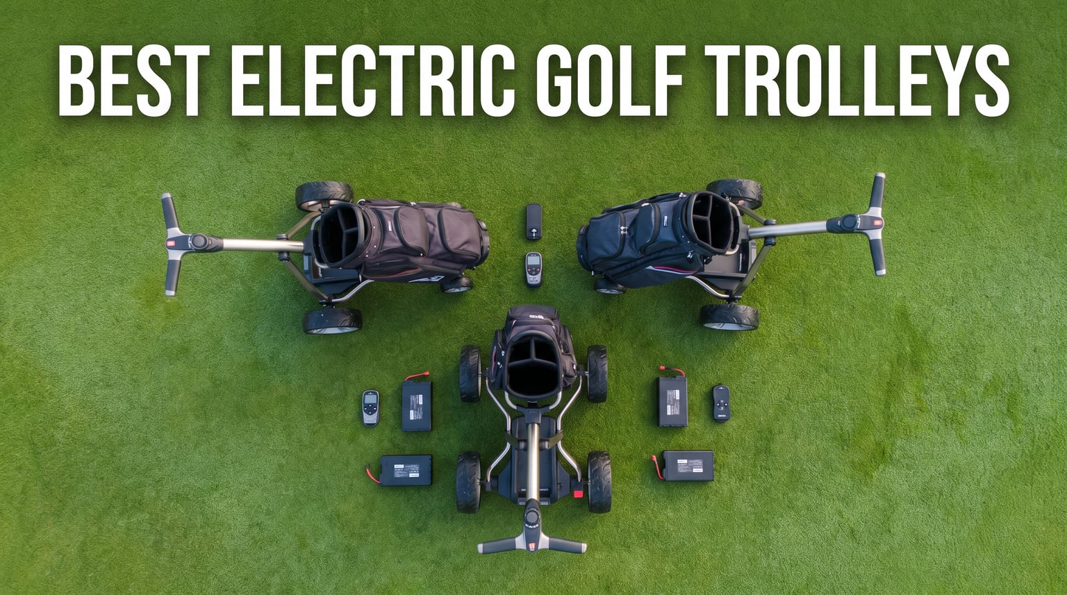 best electric golf trolleys