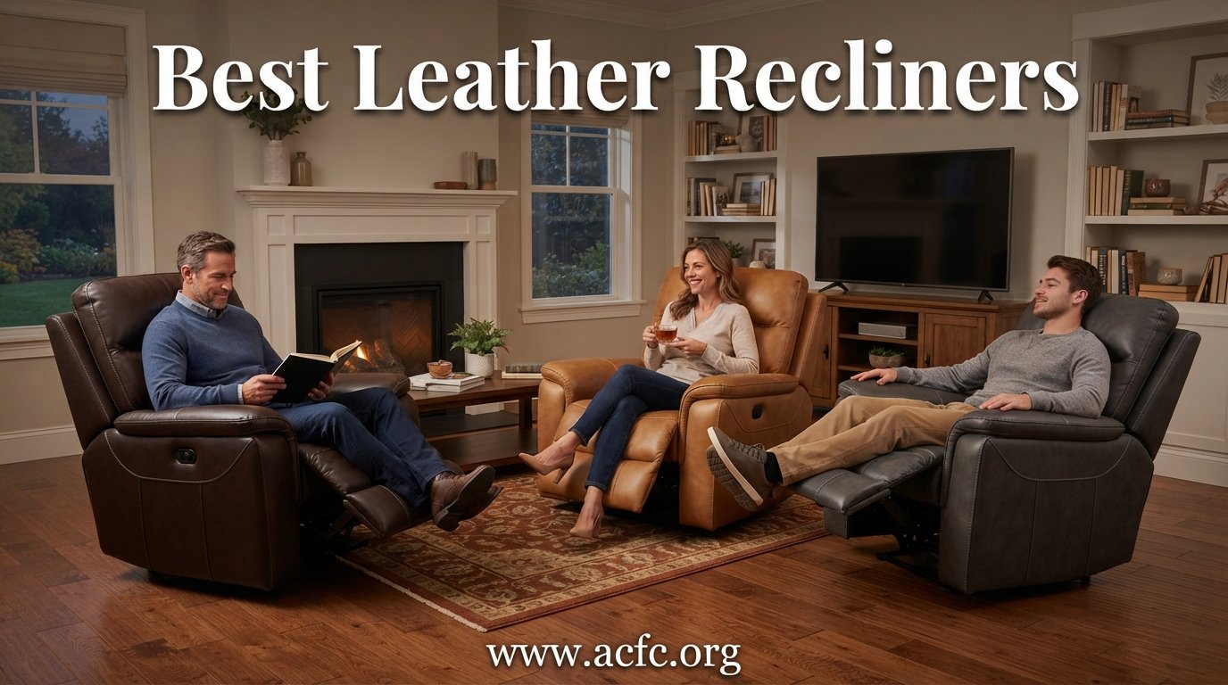best leather recliners