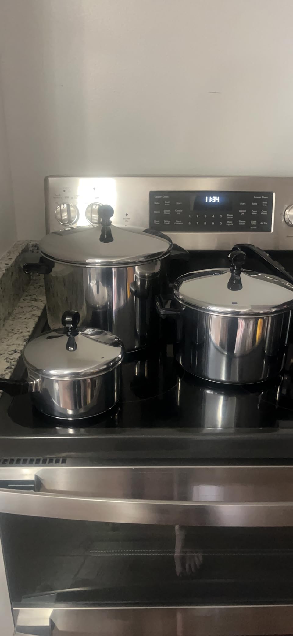 Farberware Classic Series Double Boiler and Saucepan with Lid, 2 Qt | Stainless steel, fast even heating, steamer pot with double boiler insert, stainless steel steamer pot, induction compatible customer photo 2