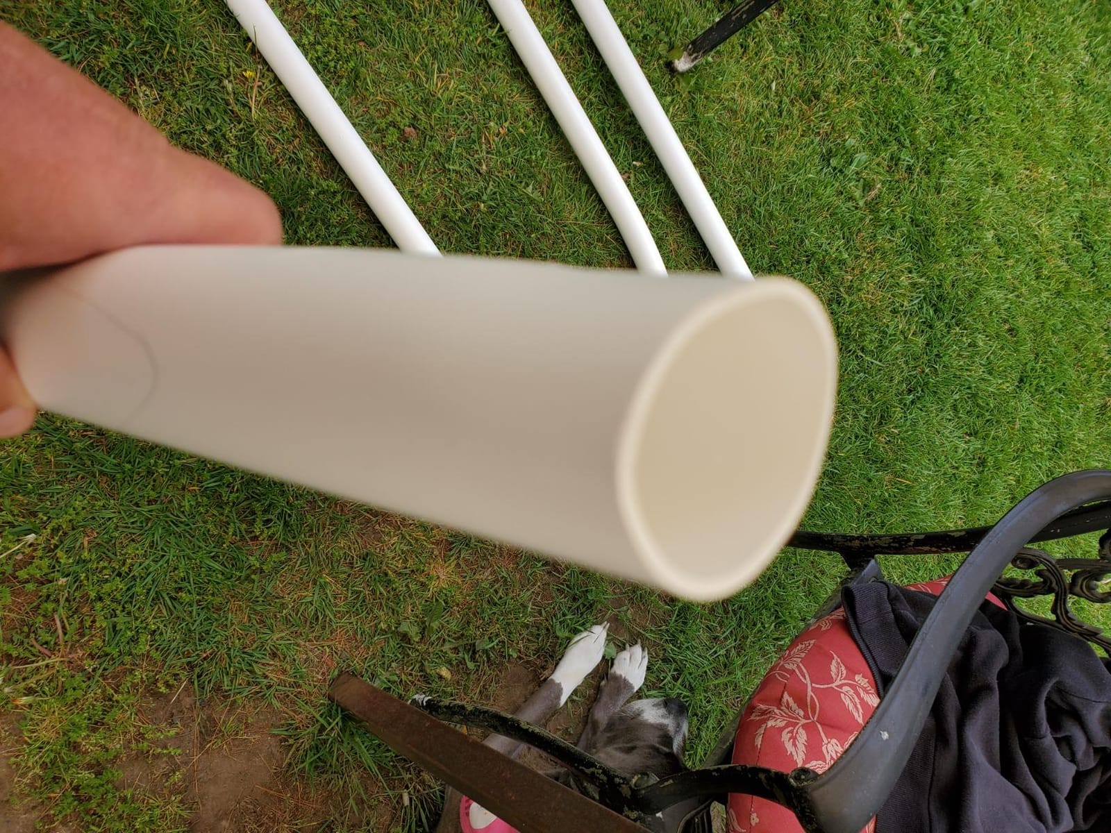 Mylec Official Regulation Sized PVC Hockey Goal for Indoor + Outdoor (6 x 4 Feet) customer photo 2