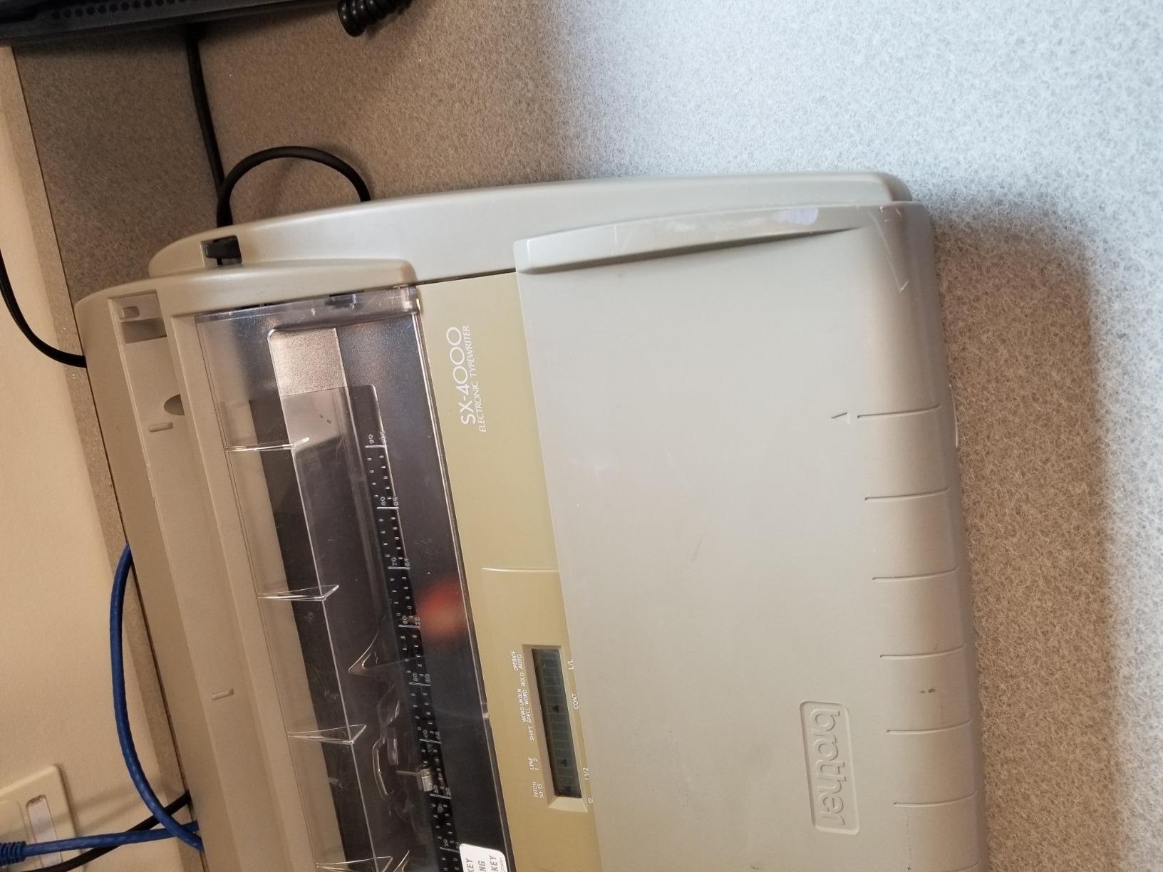 Brother SX-4000 Electronic Typewriter customer photo 2