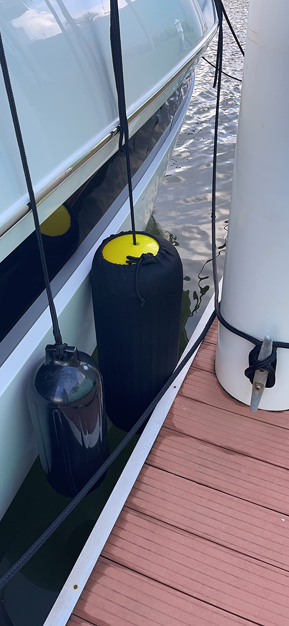 Polyform HTM-Series Boat Fender HTM-3 - Black customer photo 1