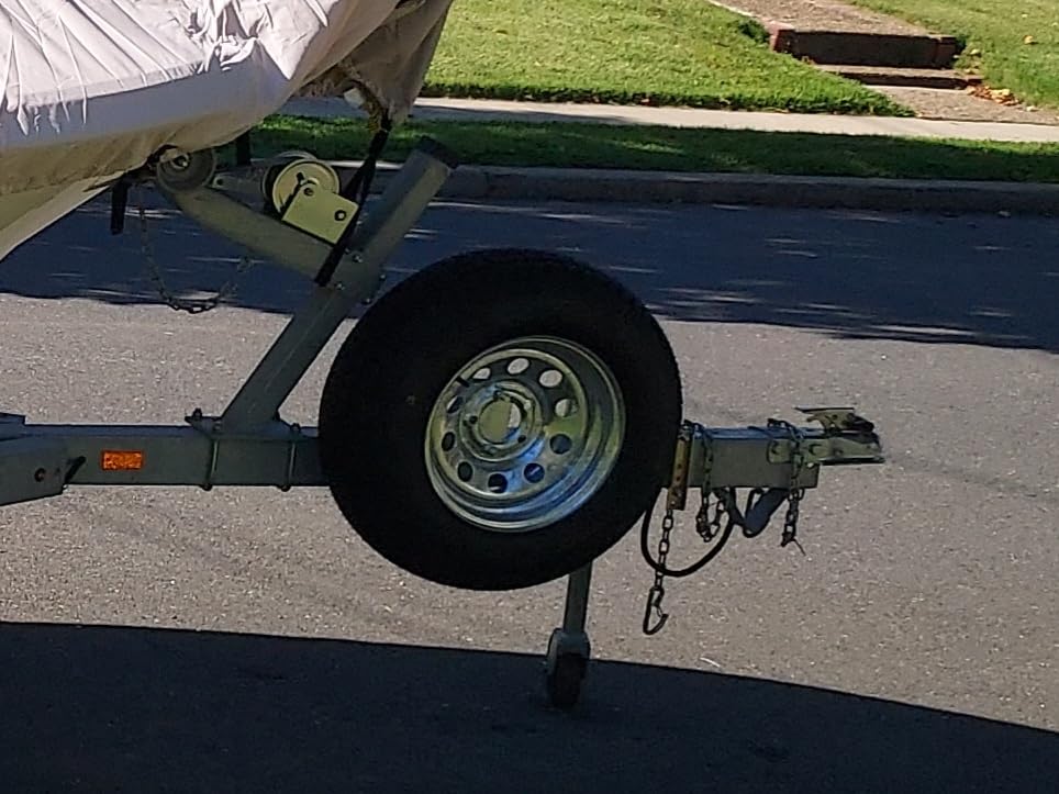CE Smith, 27310G Heavy Duty Side Mount Spare Tire Carrier for Trailer, Holds 4 or 5 Lug Wheels up to 15 Inches customer photo 2