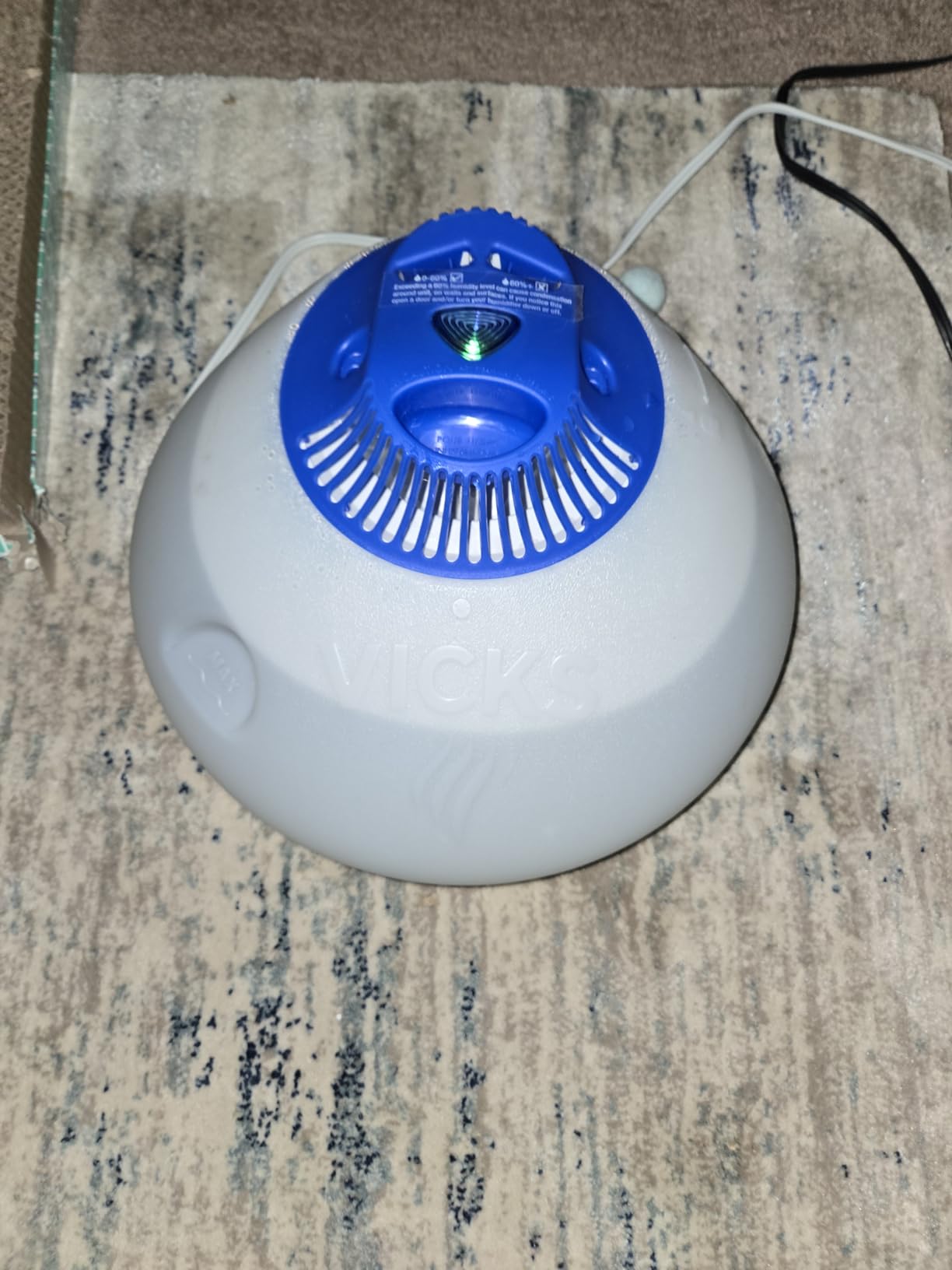 Vicks Warm Steam Vaporizer & Humidifier for Small and Medium Rooms | 1.5 Gallon Tank Humidifier with Night Light, Works with VapoPads and VapoSteam customer photo 2