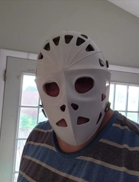 Mylec Adult Street Hockey Goalie Mask - High-Impact - Ventilation Holes + Adjustable Straps customer photo 1