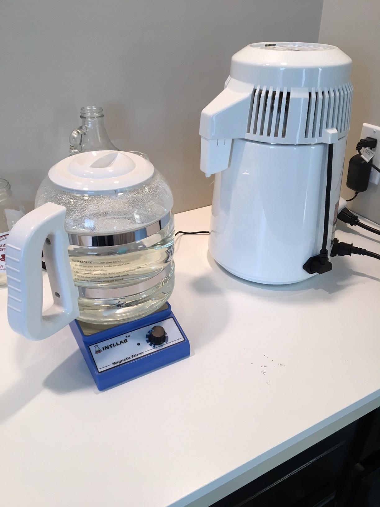 Megahome Countertop Water Distiller, White, Glass Collection customer photo 1