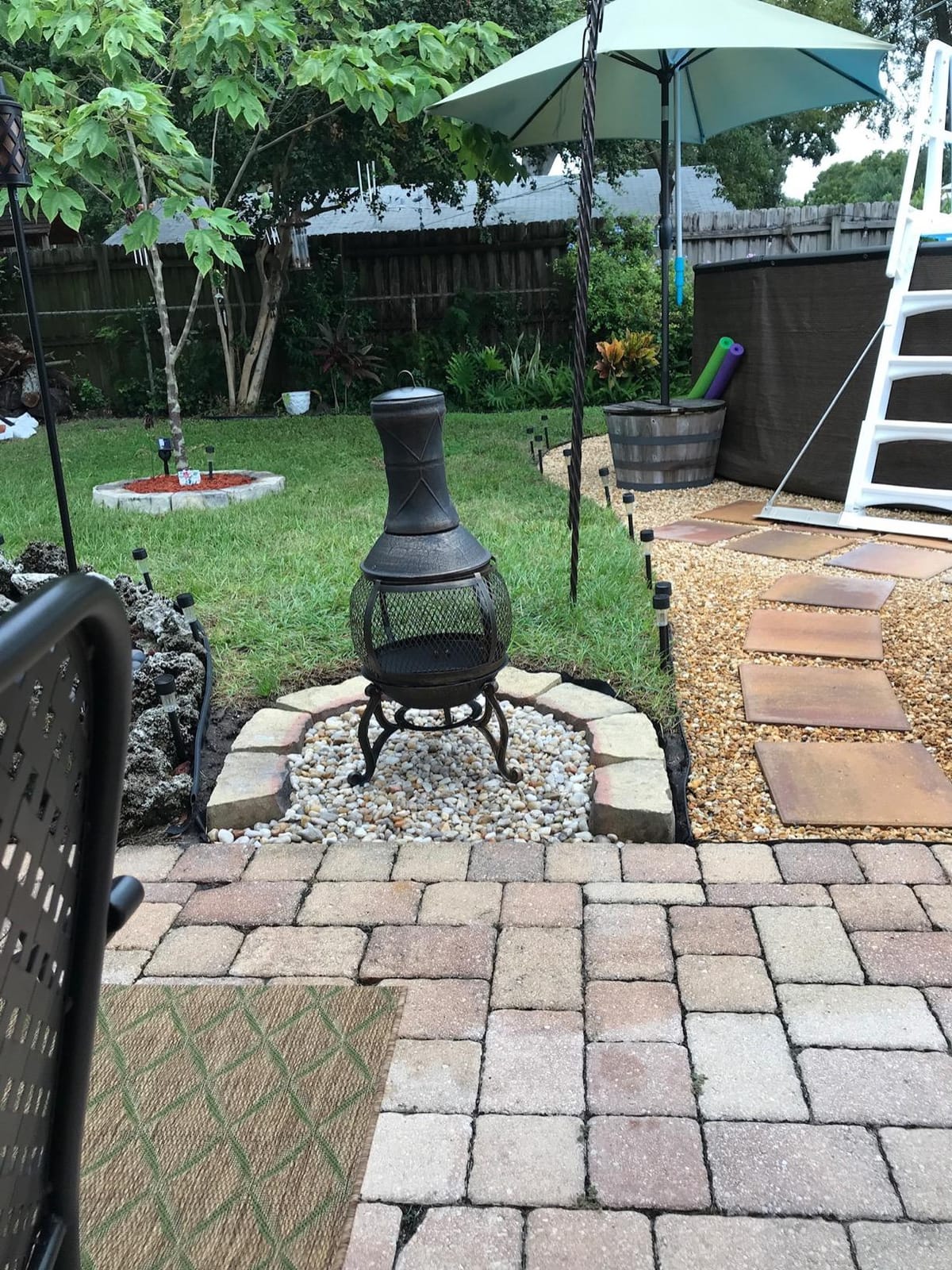 Deckmate Corona 3 Ft. High Outdoor Steel Chimenea Fireplace Model 28063 customer photo 1