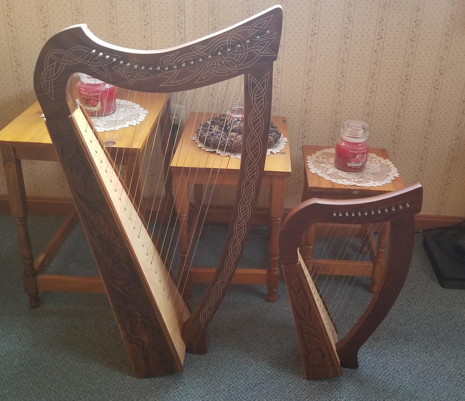 Roosebeck Heather Harp TM, 22 Strings customer photo 1