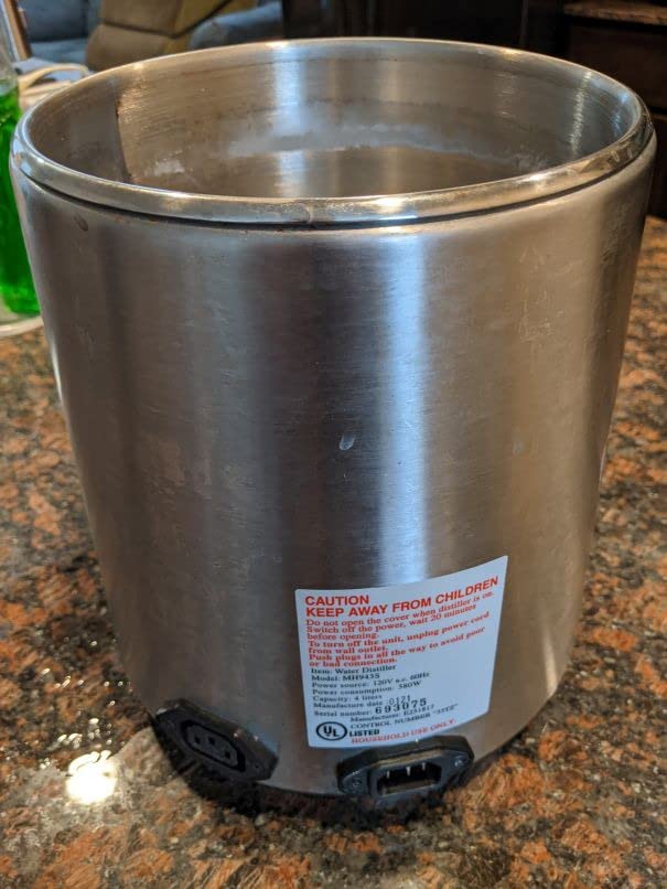 Megahome Countertop Water Distiller Stainless, Glass Collection customer photo 2
