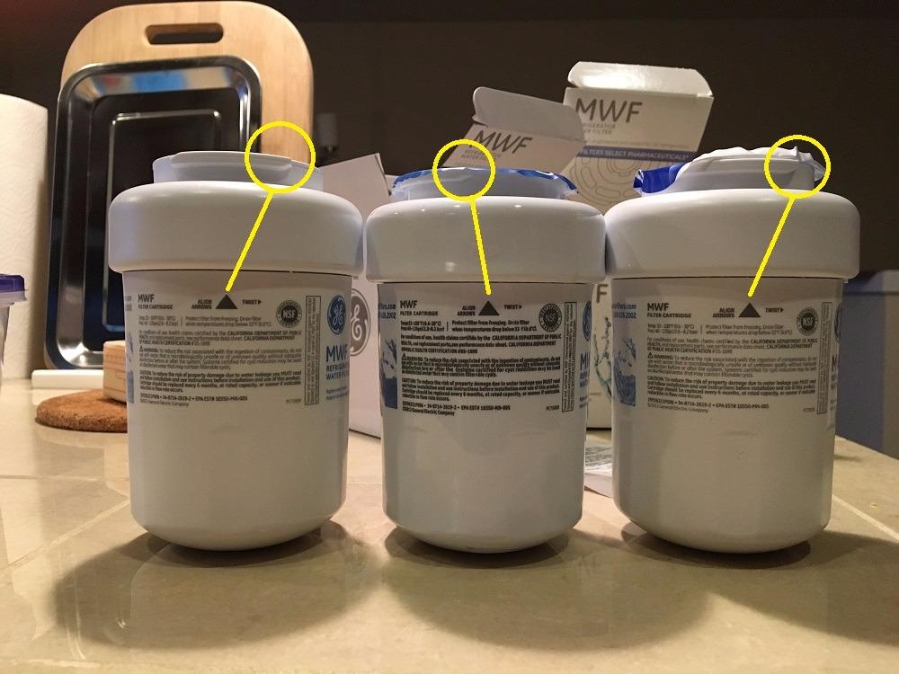 GE MWF Refrigerator Water Filter, Genuine Replacement Filter, 1-pack | Reduces 50+ Other Impurities including Lead, Microplastics, & PFOA/PFOS, Certified to NSF/ANSI Standards, GE Guaranteed Fit customer photo 2
