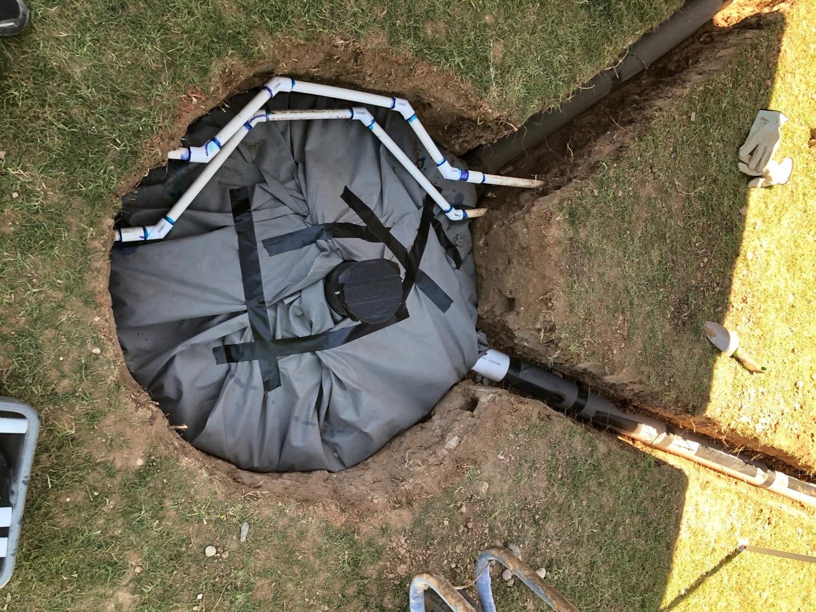 NDS FWAS24 50 Gal. Flo Stormwater Dry Well System Kit with 3 Side Panels & 1 Cover, Ideal for Rainwater Collection, Black customer photo 1
