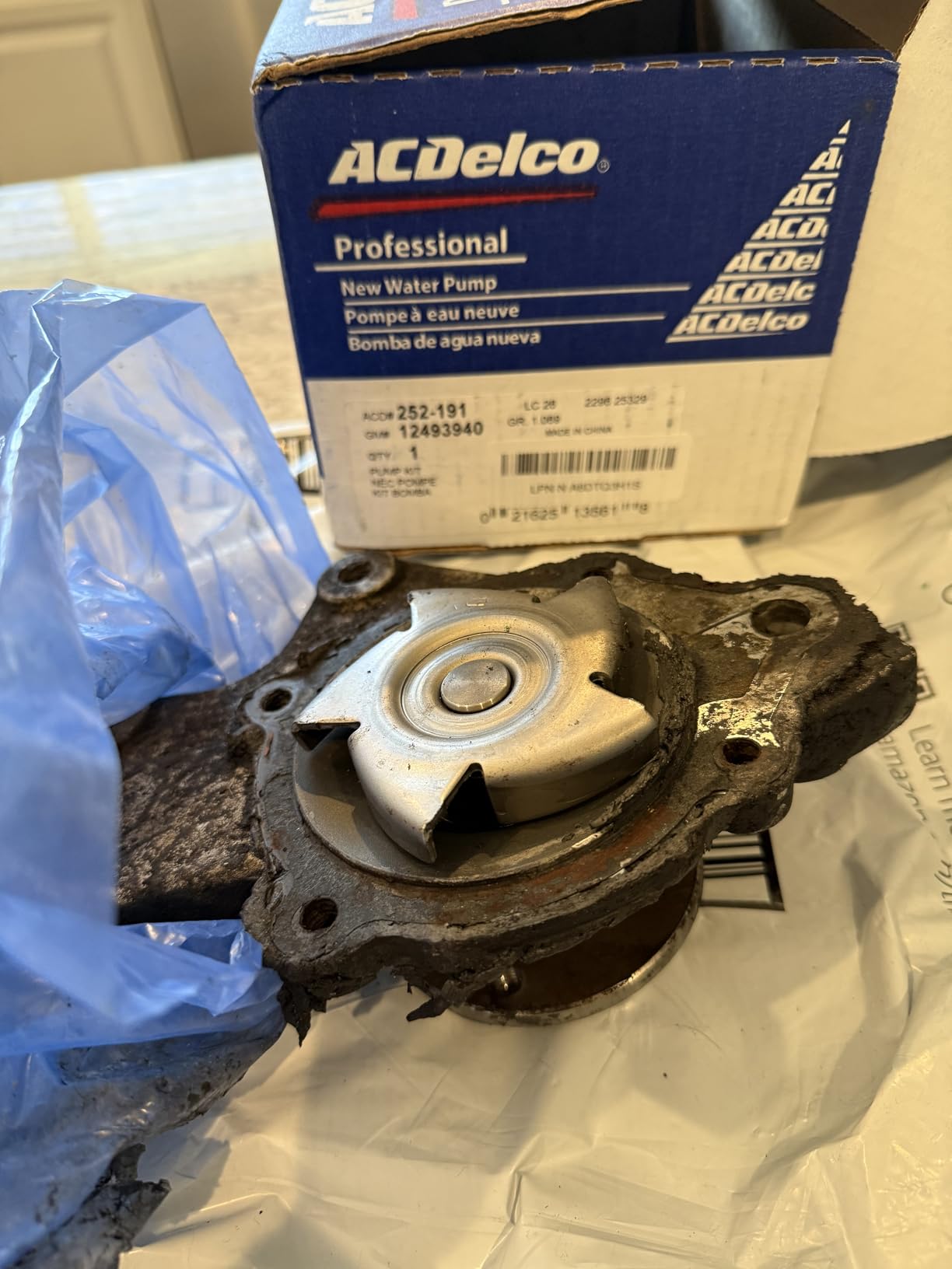 ACDelco Gold 252-191 (12493940) Engine Water Pump customer photo 2
