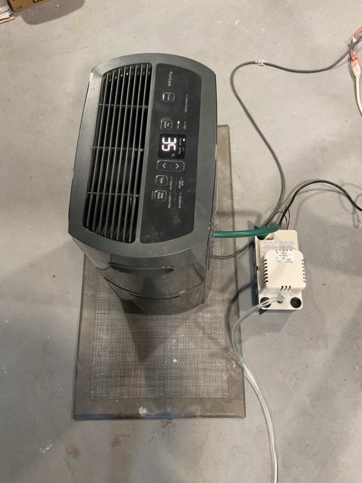 Little Giant VCMA-20ULST 115 Volt, 80 GPH, 1/30 HP Automatic Condensate Removal Pump for HVAC/Refrigeration Systems/Dehumidifiers with Overflow Detection Switch and 20-Foot Tubing, White/Black, 554435 customer photo 2