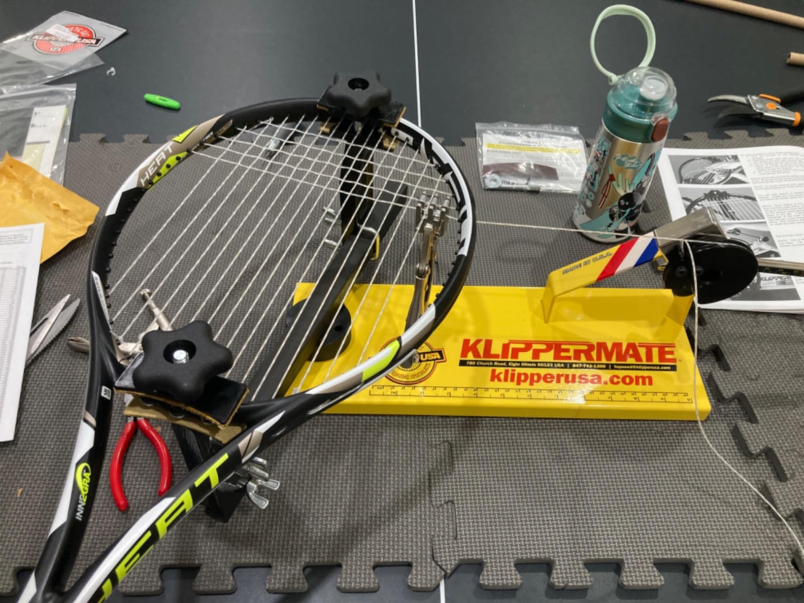 Klippermate Tennis Racquet / Racket Stringer customer photo 2