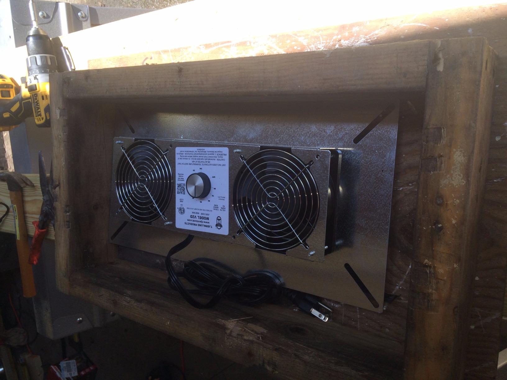Tjernlund V2D Underaire Crawlspace Ventilator Fan Moisture Reducing 220 CFM customer photo 1