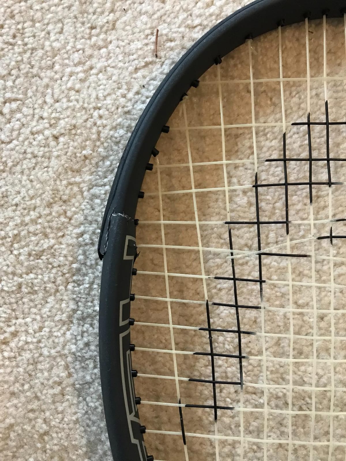 HEAD Ti S6 Tennis Racket | Pre-Strung with Synthetic Gut 16G String customer photo 1