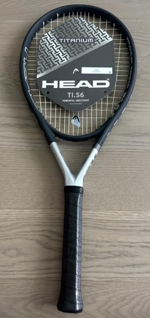 HEAD Ti S6 Tennis Racket | Pre-Strung with Synthetic Gut 16G String customer photo 2