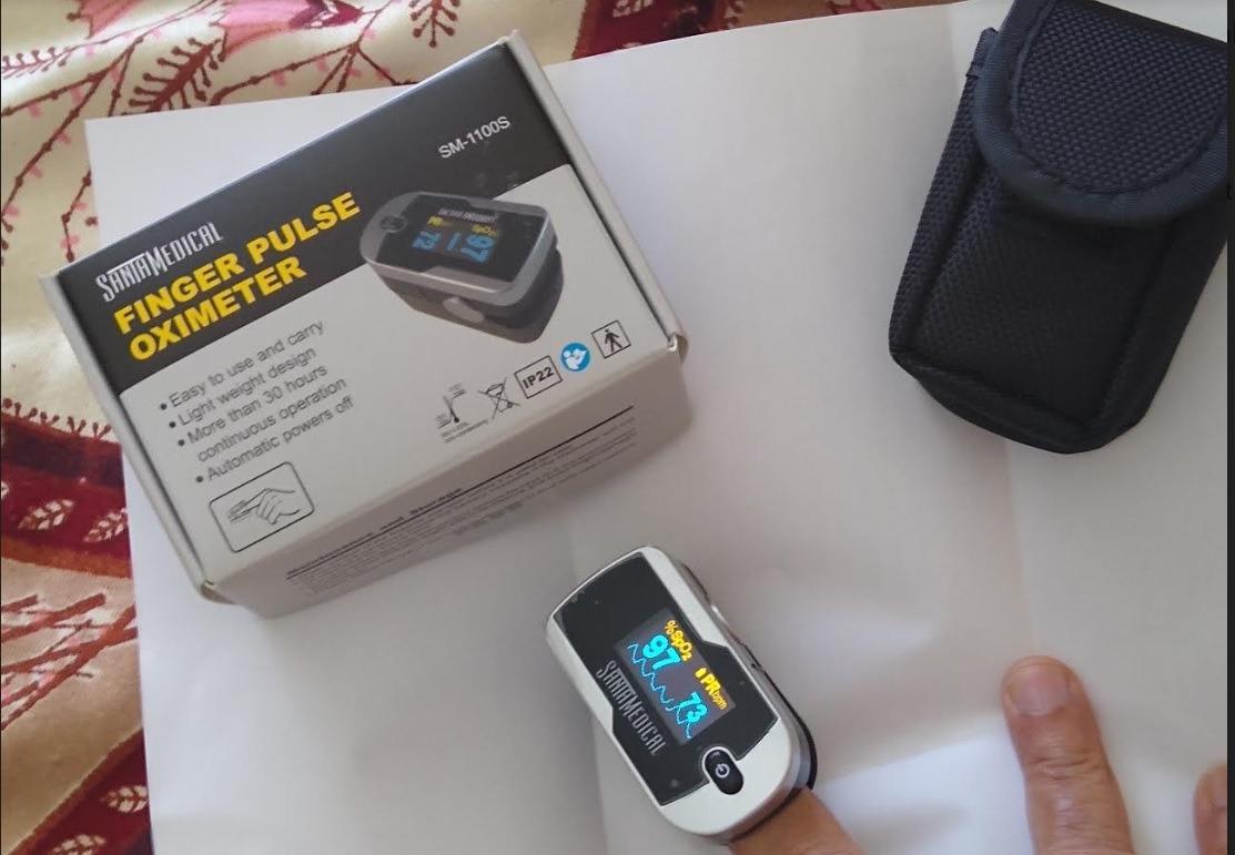 Santamedical Generation 2 Fingertip Pulse Oximeter with Lanyard | Oximetry Blood Oxygen Saturation Monitor with Batteries customer photo 1
