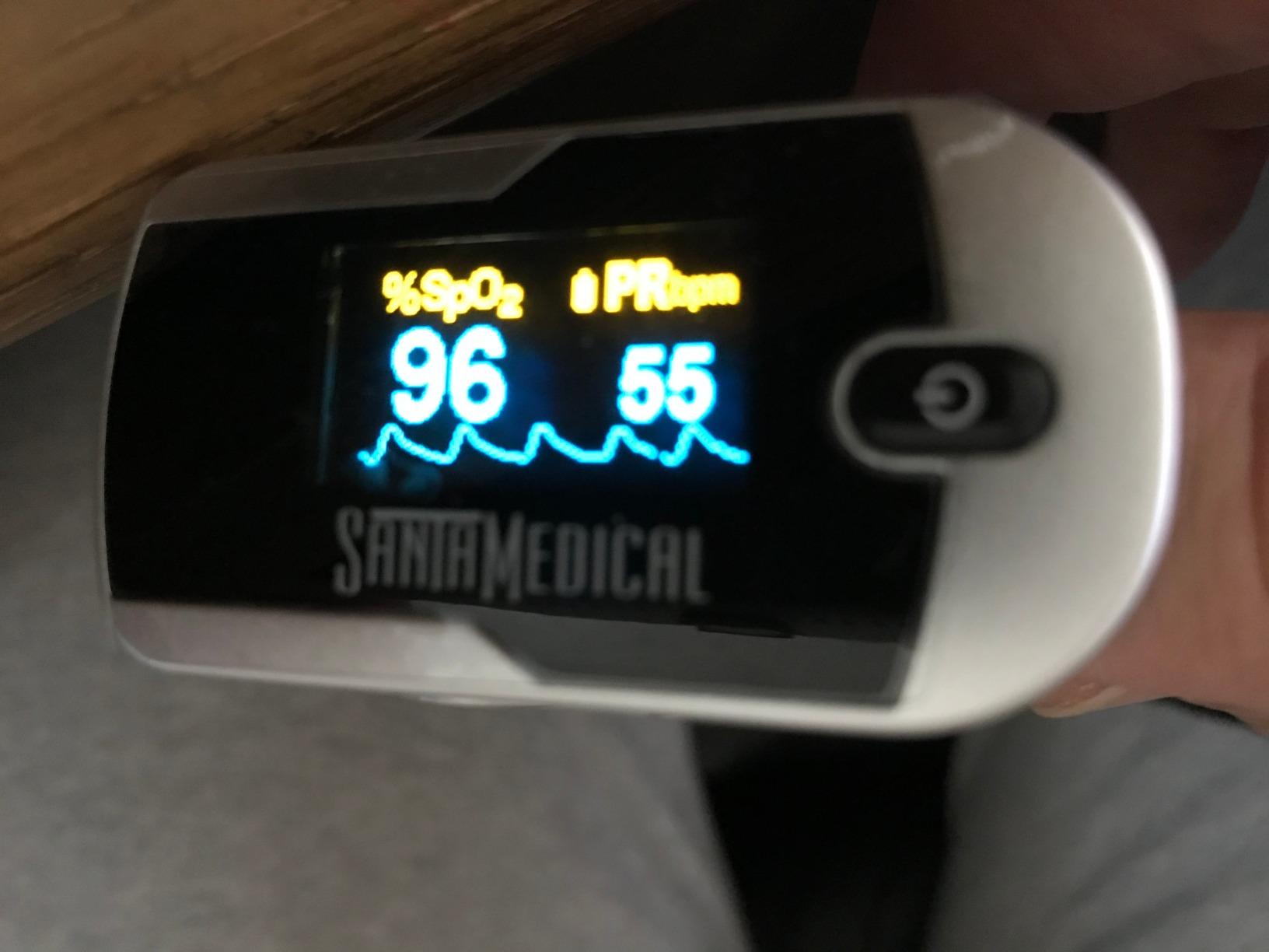 Santamedical Generation 2 Fingertip Pulse Oximeter with Lanyard | Oximetry Blood Oxygen Saturation Monitor with Batteries customer photo 2