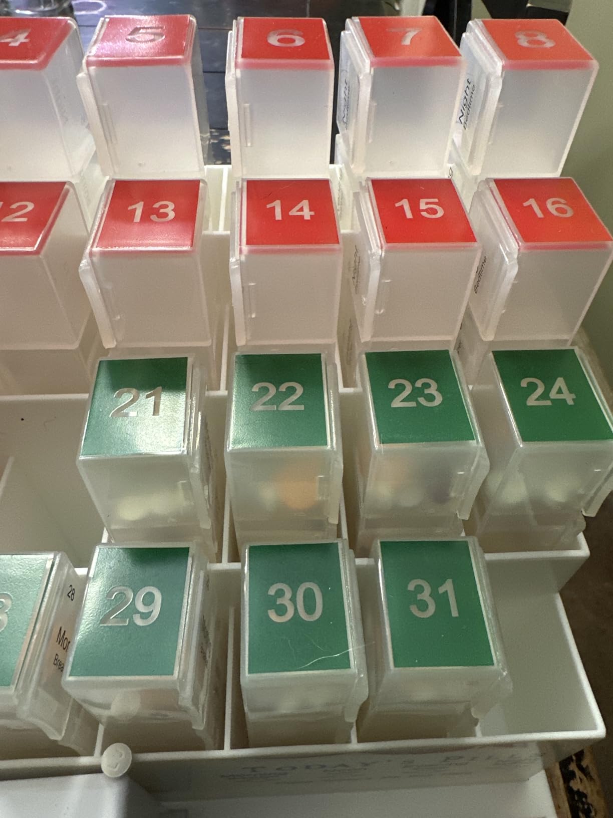 MedCenter 31-Day Pill Organizer System with 4-Time Talking Alarm customer photo 2