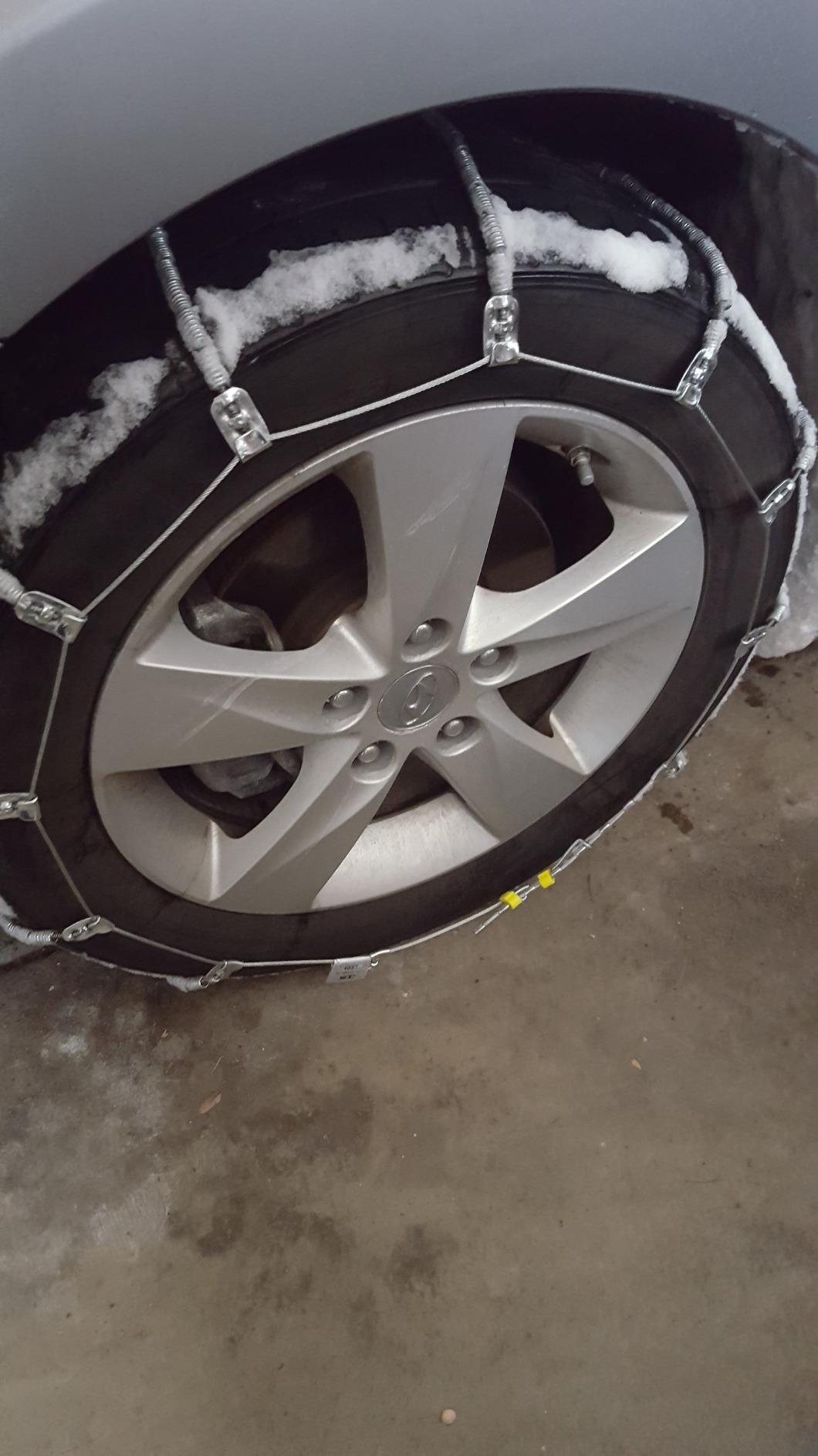 SCC SC1032 Radial Chain Cable Traction Tire Chain, Silver, Set of 2 customer photo 2