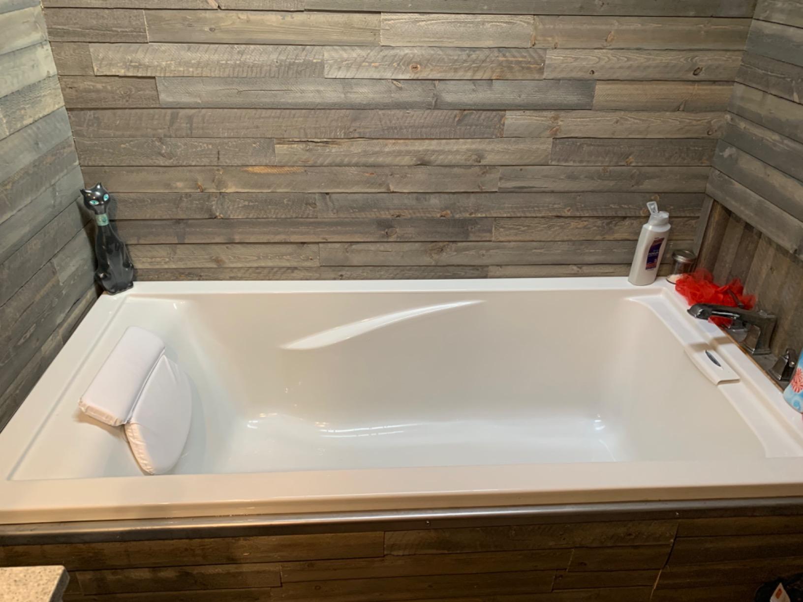 American Standard 7236V002.020 Evolution 72 x 36-Inch Deep Soak Drop-In Bathtub, White customer photo 1