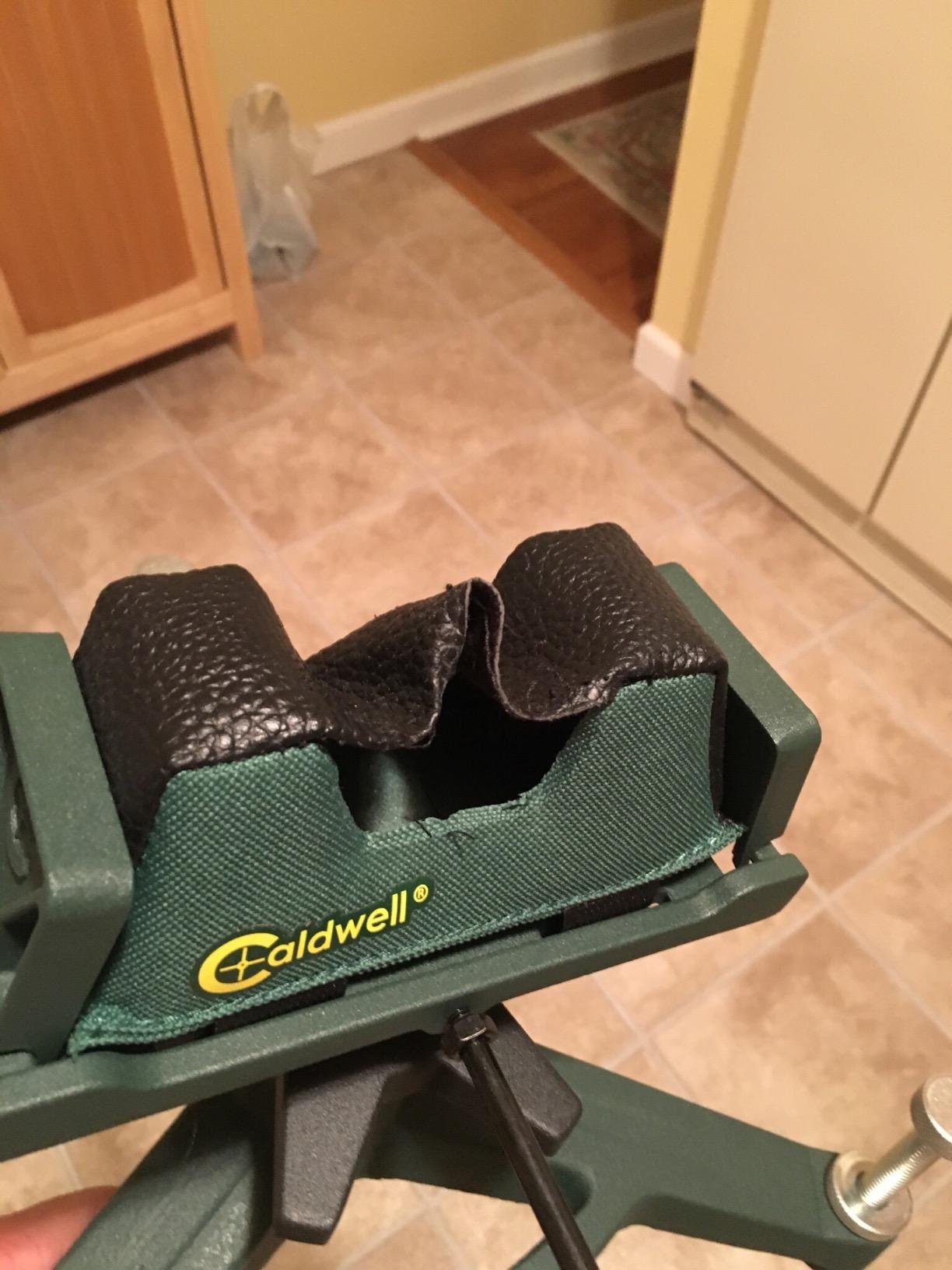 Caldwell Rock DLX Benchtop Shooting Rest, Front Bag, 3-Point Frame customer photo 2