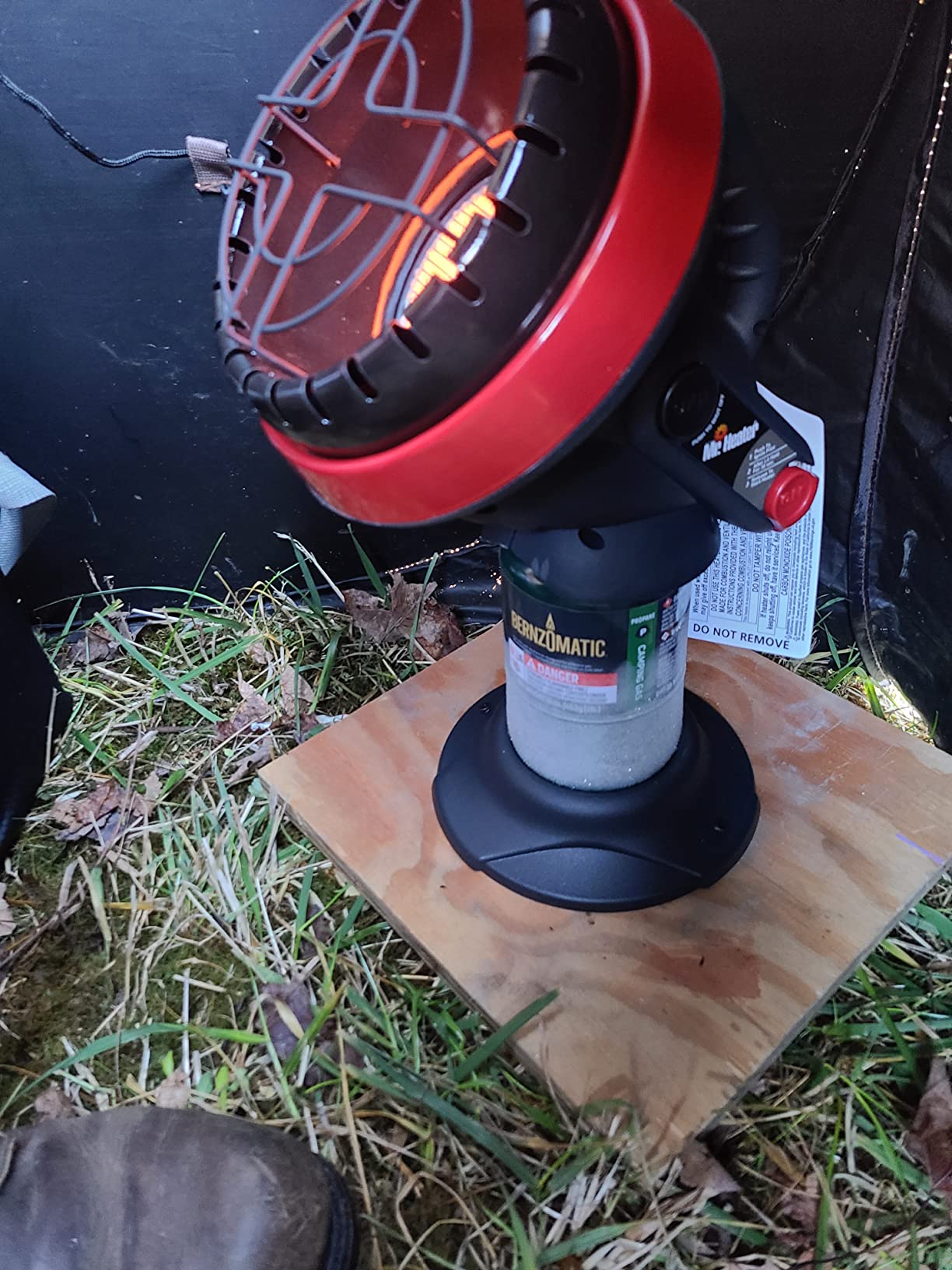 Mr. Heater 3,800 BTU Little Buddy Portable Radiant Propane Heater customer photo 2