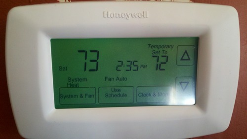 Honeywell Home RTH7600D 7-Day Programmable Touchscreen Thermostat customer photo 1