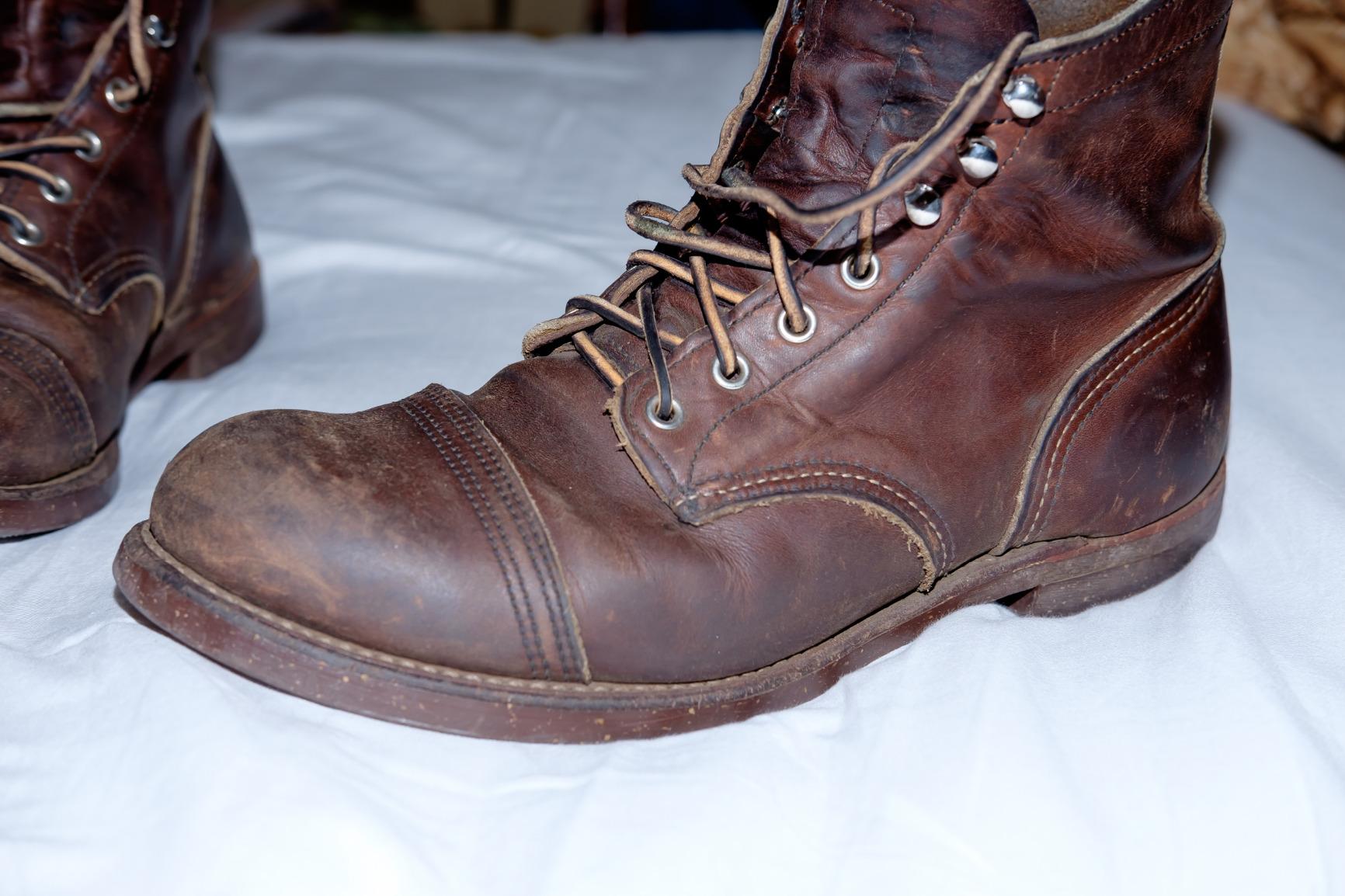 Heritage Iron Ranger Men Boot | Full Grain Leather, Goodyear Welt, Vibram 430 Mini-Lug Outsole customer photo 2