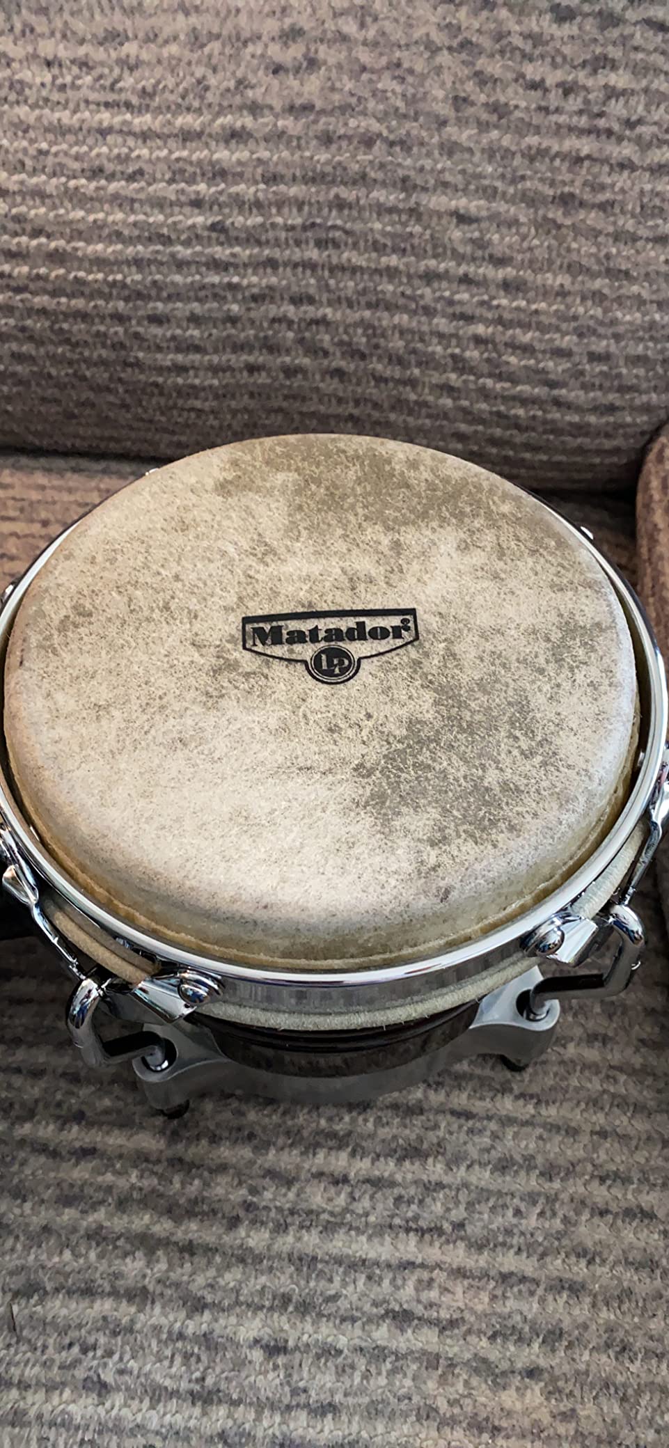 Latin Percussion M201 LP Matador Wood Bongos - Dark Brown/Chrome 8.625-inch customer photo 1