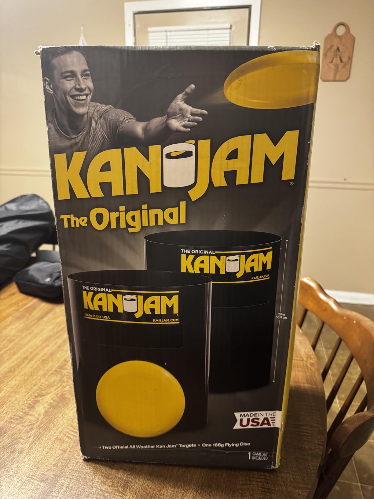 Kan Jam Disc Toss Game - American Made Outdoor Game for The Backyard, Beach, Park, Tailgates - Original, Illuminate, Pro, Travel Edition, and Carry Bag Only customer photo 2