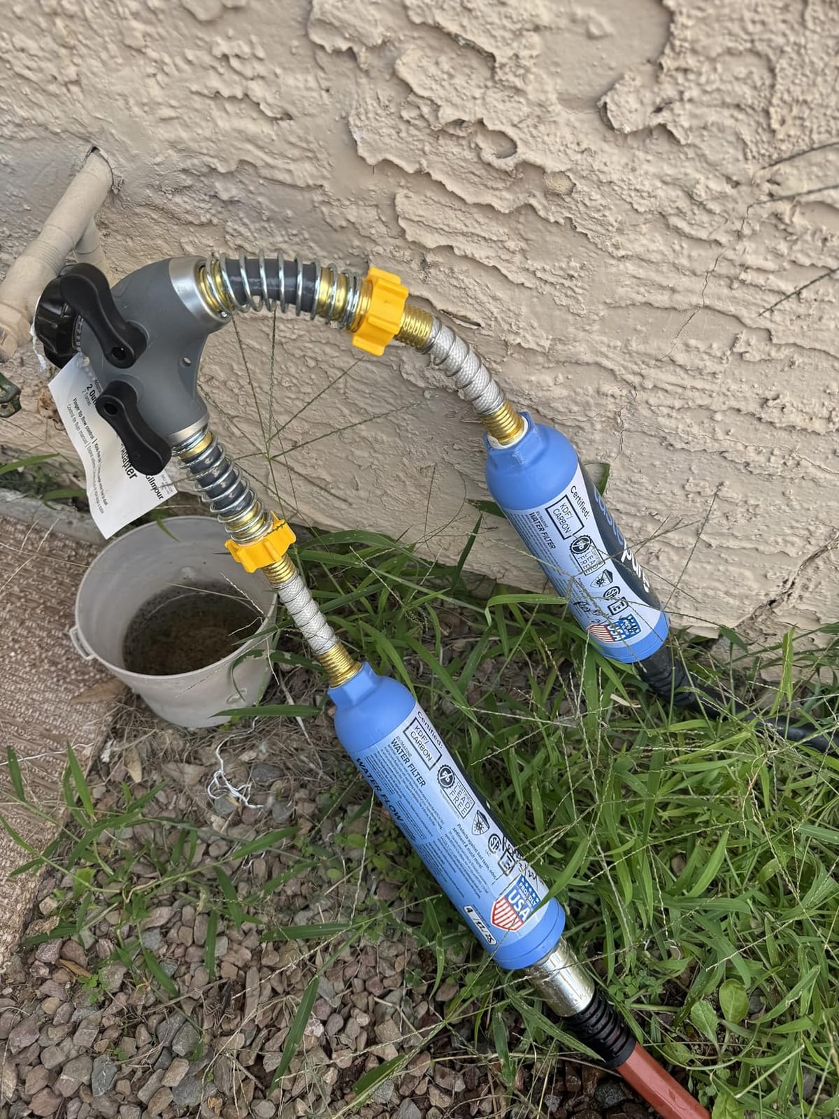 Camco Tastepure RV Water Filter 2-pk - GAC & KDF Filtration-Made in the USA | Advanced RV Inline Water Filter with 6-Step Patent-Protected Filtration - Camping Essentials for Fresh Drinking Water (40045) customer photo 1