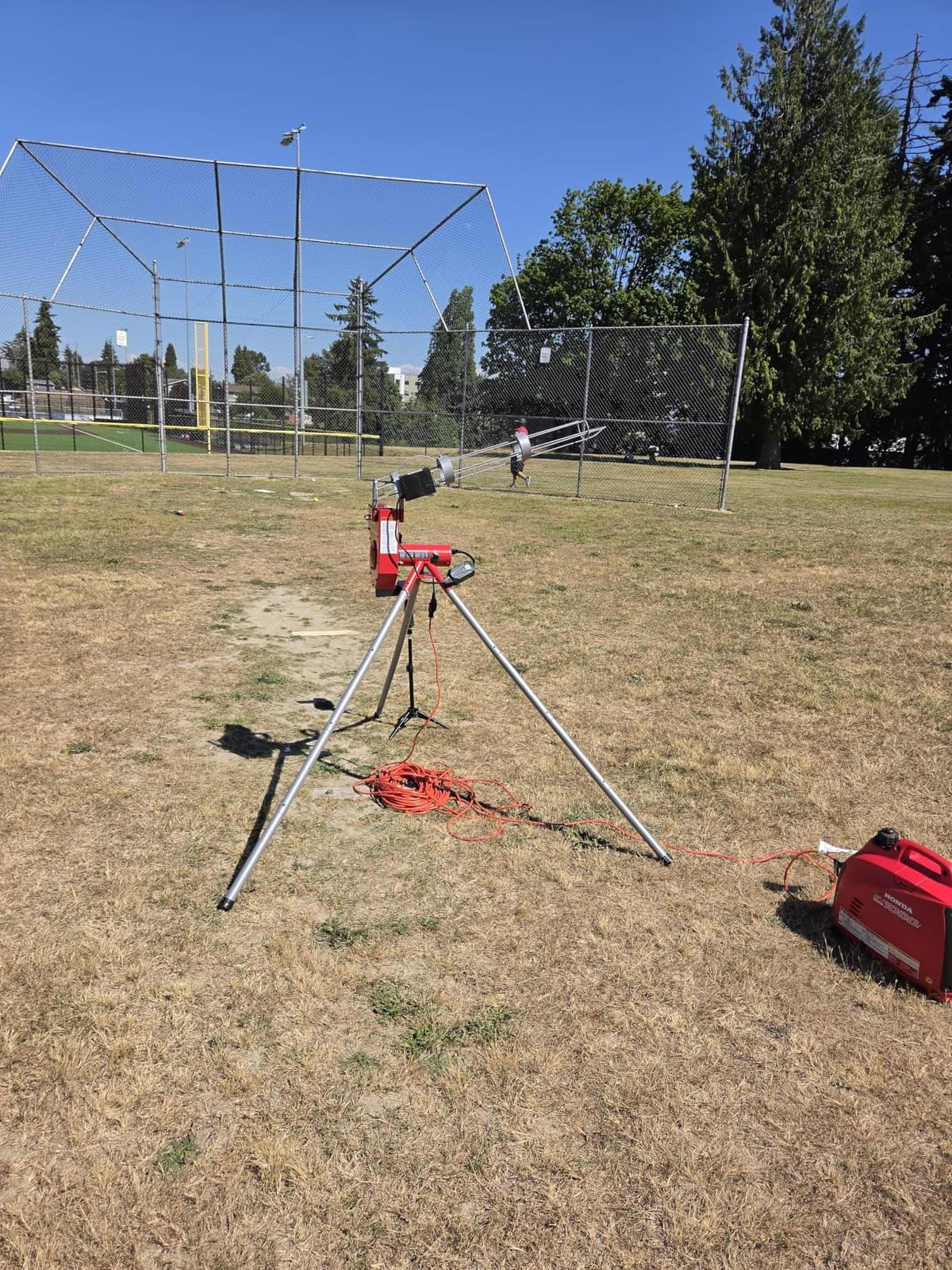 Heater Sports Heavy-Duty Baseball Pitching Machine W/Bonus Ball Feeder - Accurate & Adjustable Pitching Machine for Kids, Teens, and Adults customer photo 1
