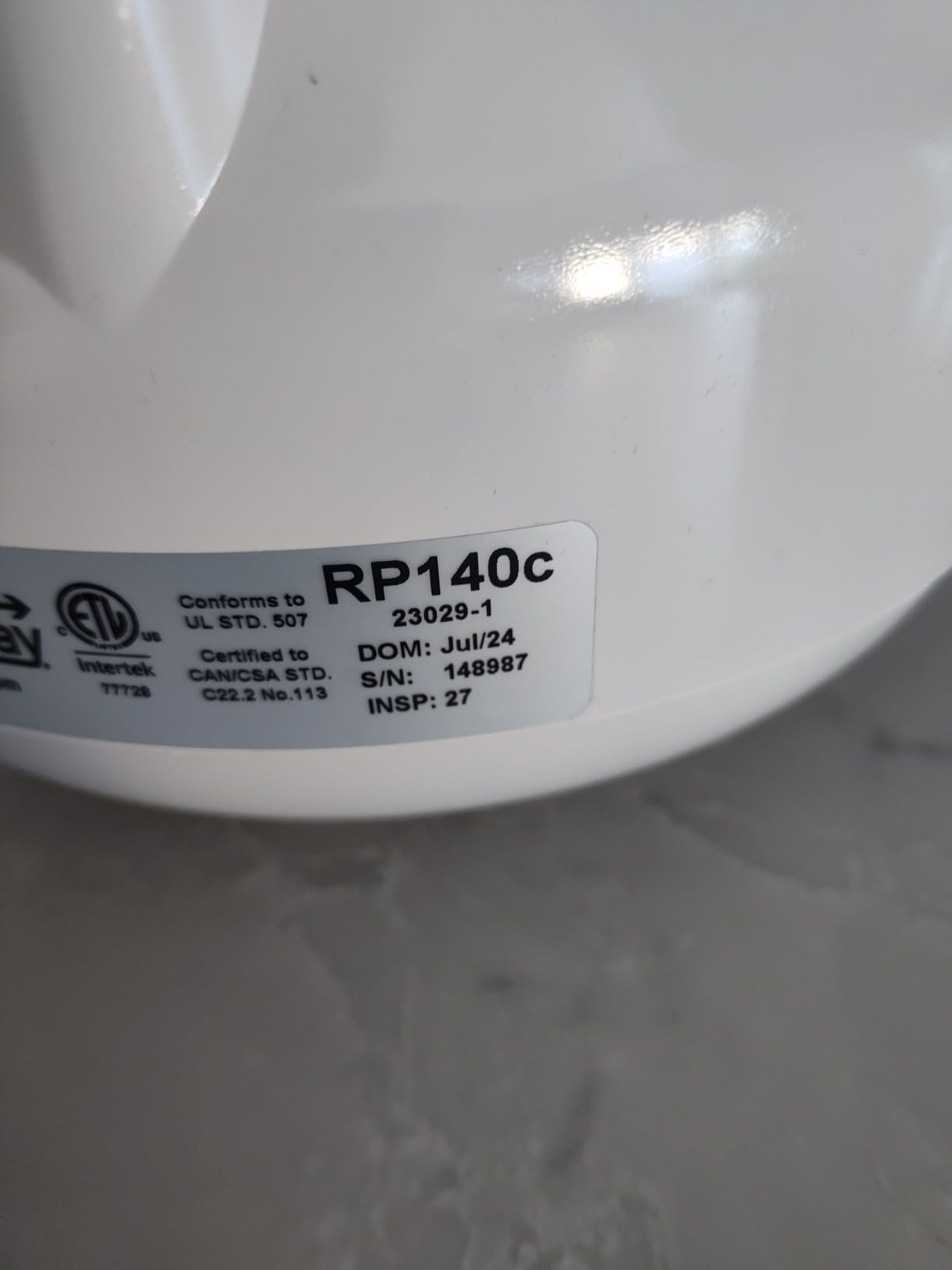 RadonAway 23029-1 RP140 Radon Mitigation Fan, 4