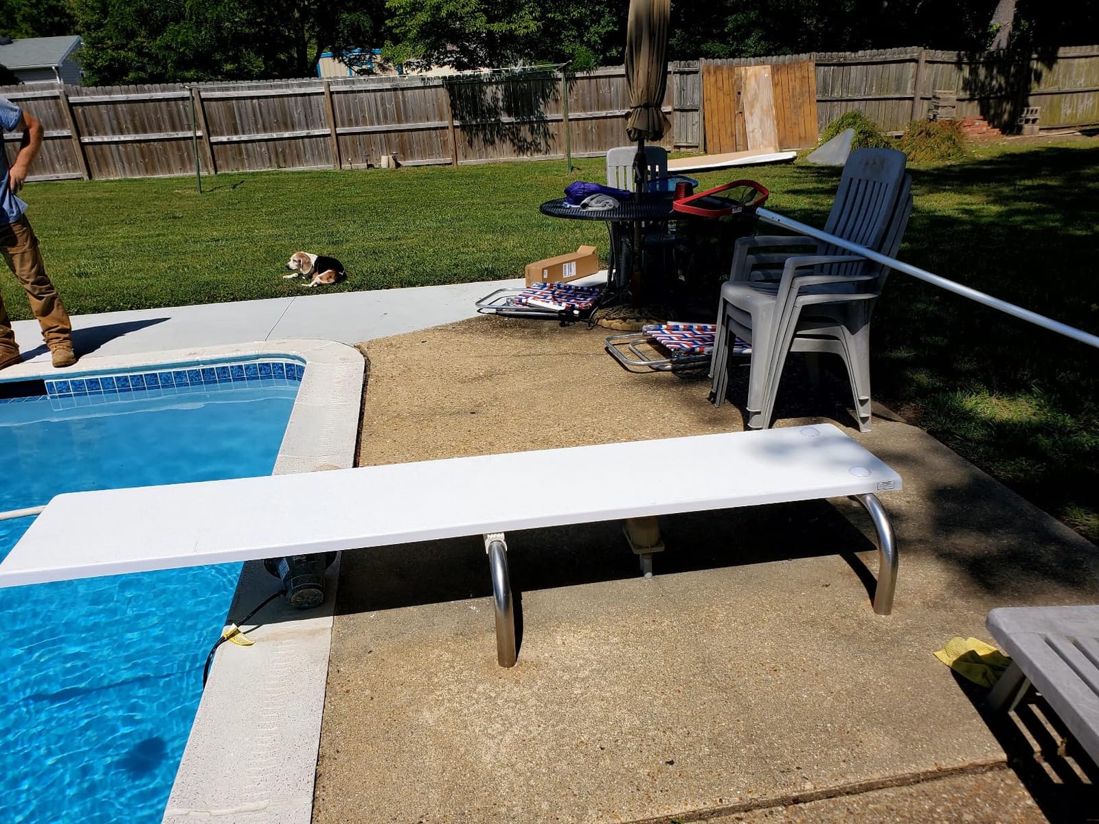 S.R. Smith 66-209-268S2-1 Fibre-Dive Replacement Diving Board, 8-Feet, Radiant White customer photo 2