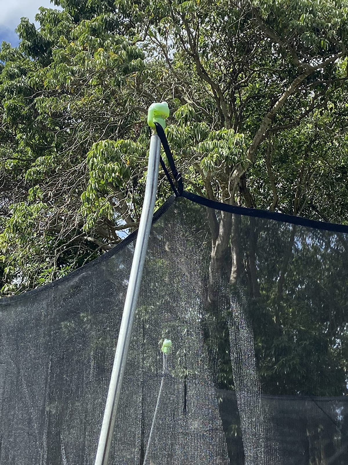 Upper Bounce Machrus Round Trampoline Net Replacement, Tear and Weather-Resistant with Adjustable Straps, Lightweight, Foldable customer photo 2