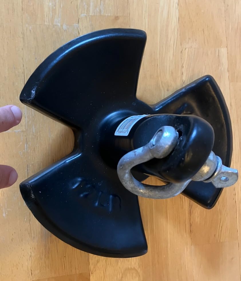 Seachoice River Anchor, Black Vinyl Coated Cast Iron, 20 Lbs. customer photo 2