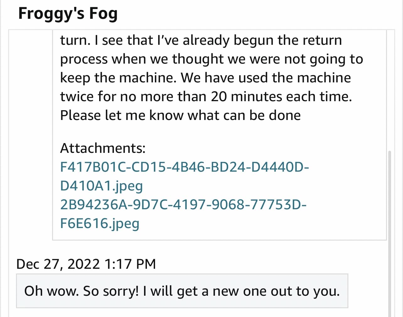 Froggy's Fog Pro Snow Machine, Model Snow Making Machine with Wireless Control and Completely Variable Output Flake Size, High Strength ABS Construction customer photo 1