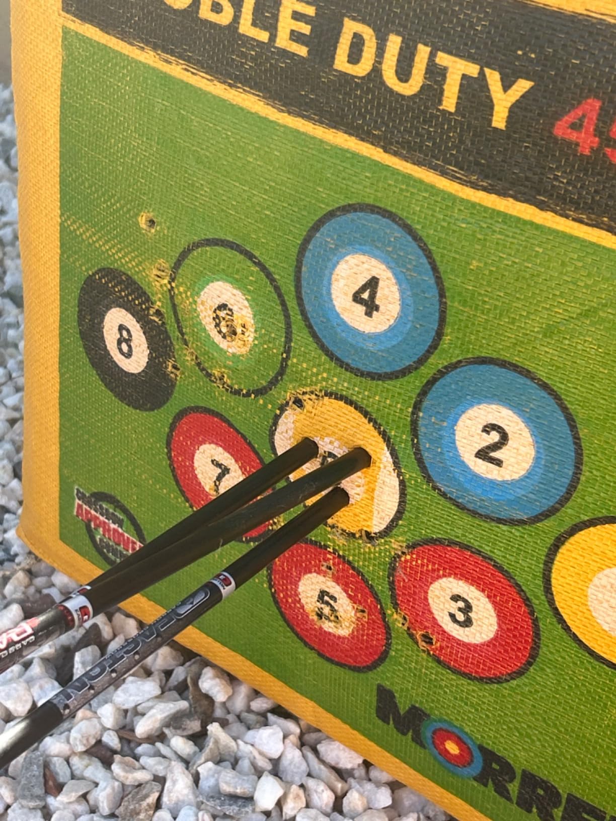 Morrell Double Duty 450 FPS Cube Field Point Archery Bag Target with Traditional Bullseyes, Nine-Ball, Dartboard Game, and Deer Vitals customer photo 2